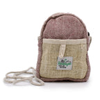 Hemp and Cotton Mobile Bag with String