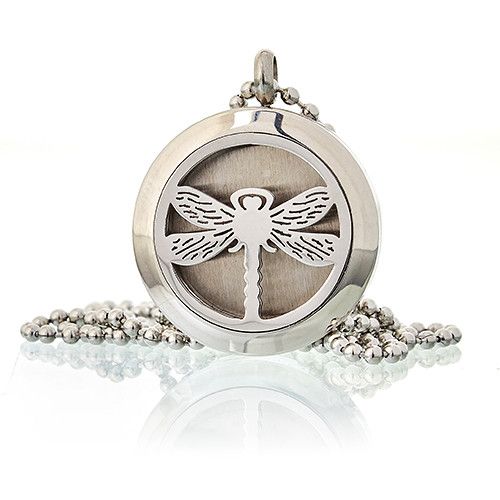Dragonfly Aromatherapy Jewellery Necklace – 25mm
