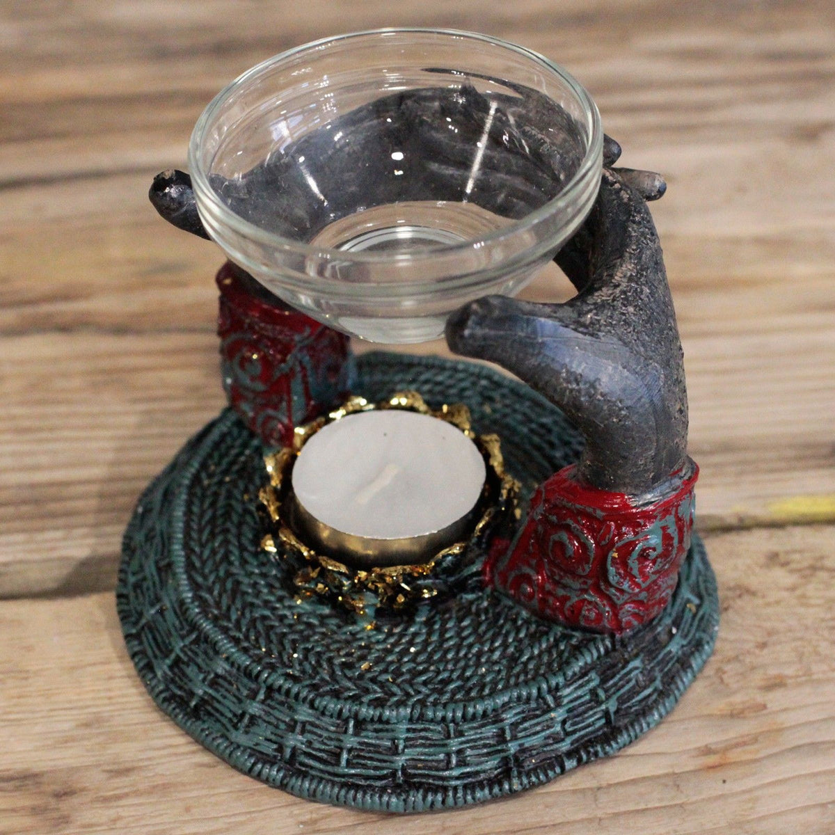 Buddha Om Hands Oil Burner