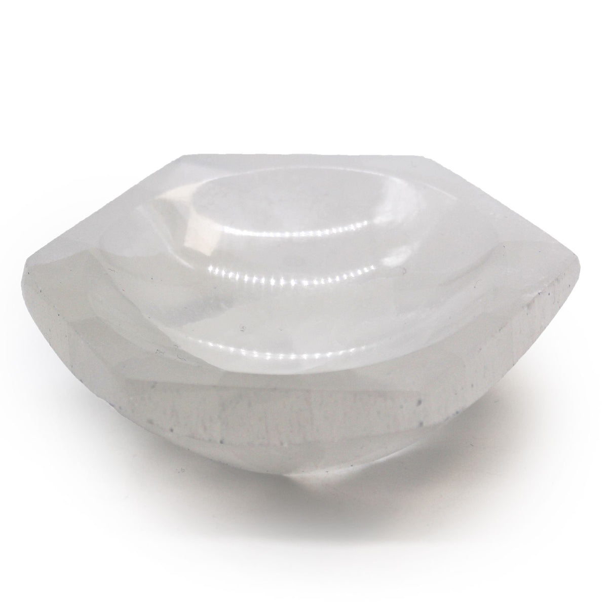 Selenite Hexagonal Bowl – 10cm