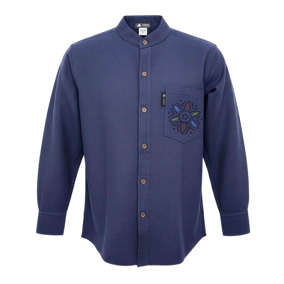 Nomad Sari Kathmandu Shirt – Indigo, Large