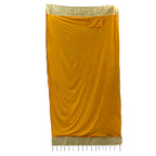 Sunny Yellow Cotton Pareo Towel – 100 × 180cm