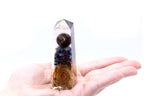 Copper, Lapis and Yellow Aventurine Orgonite Obelisk