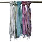 Indian Boho Scarf with Gold Thread – 50 x 180cm