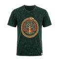 Tree of Life Green Cotton T-Shirt – Small