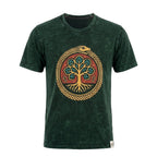Tree of Life Green Cotton T-Shirt – Small