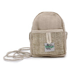 Hemp and Cotton Mobile Bag with String
