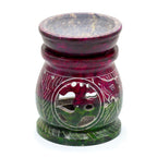 Soapstone Om Elephant Oil Burner – 8cm
