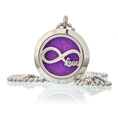 Infinity Love Aromatherapy Necklace – 25mm