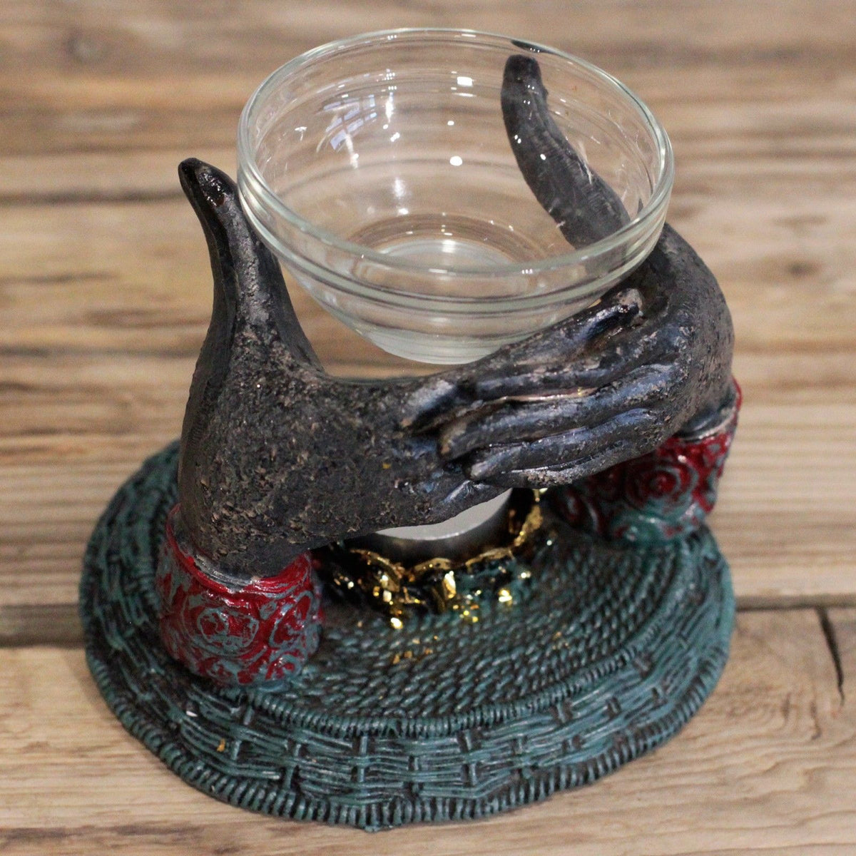 Buddha Om Hands Oil Burner