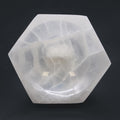 Selenite Hexagonal Bowl – 10cm