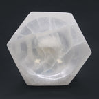 Selenite Hexagonal Bowl – 10cm