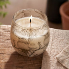 Drawn By Flame Glass Jar Candle – Medium