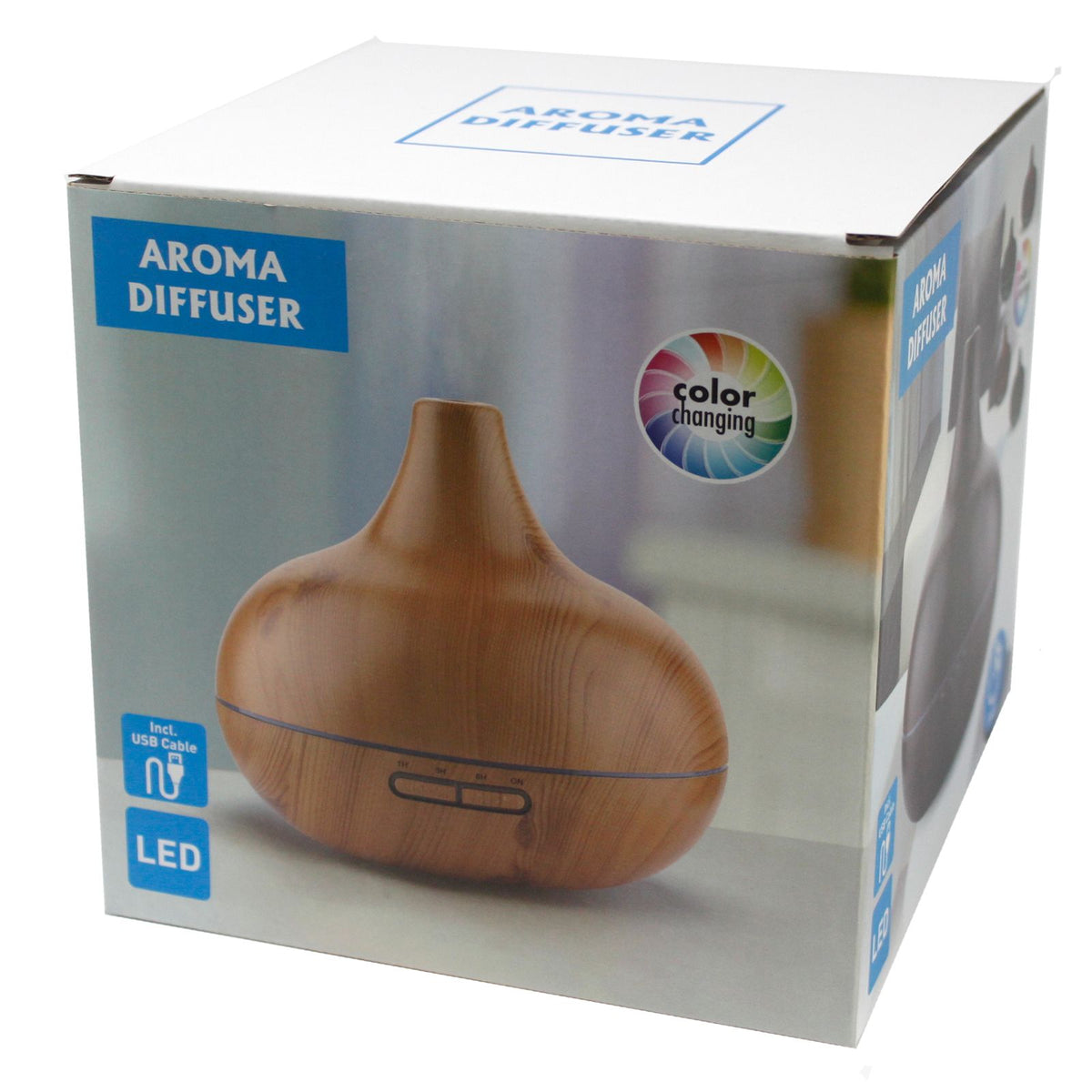 Shell Effect Aroma Diffuser with Colour Change Light