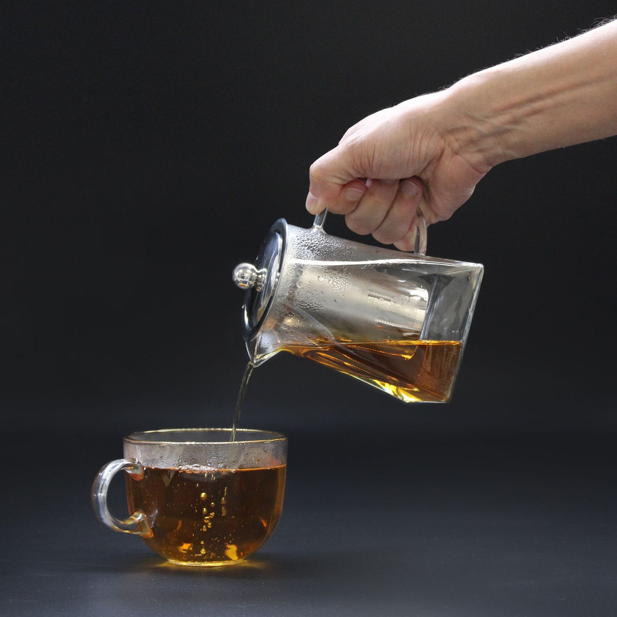 Tower Glass Infuser Teapot – 780ml