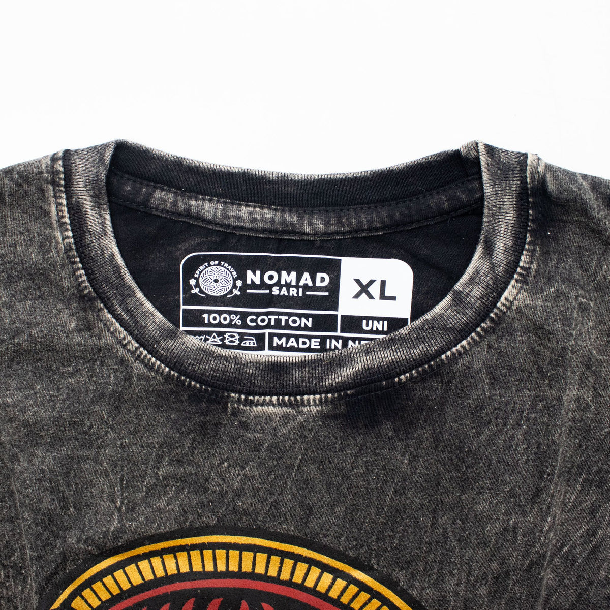 Nomad Sari Rebel Charcoal T-Shirt – XL