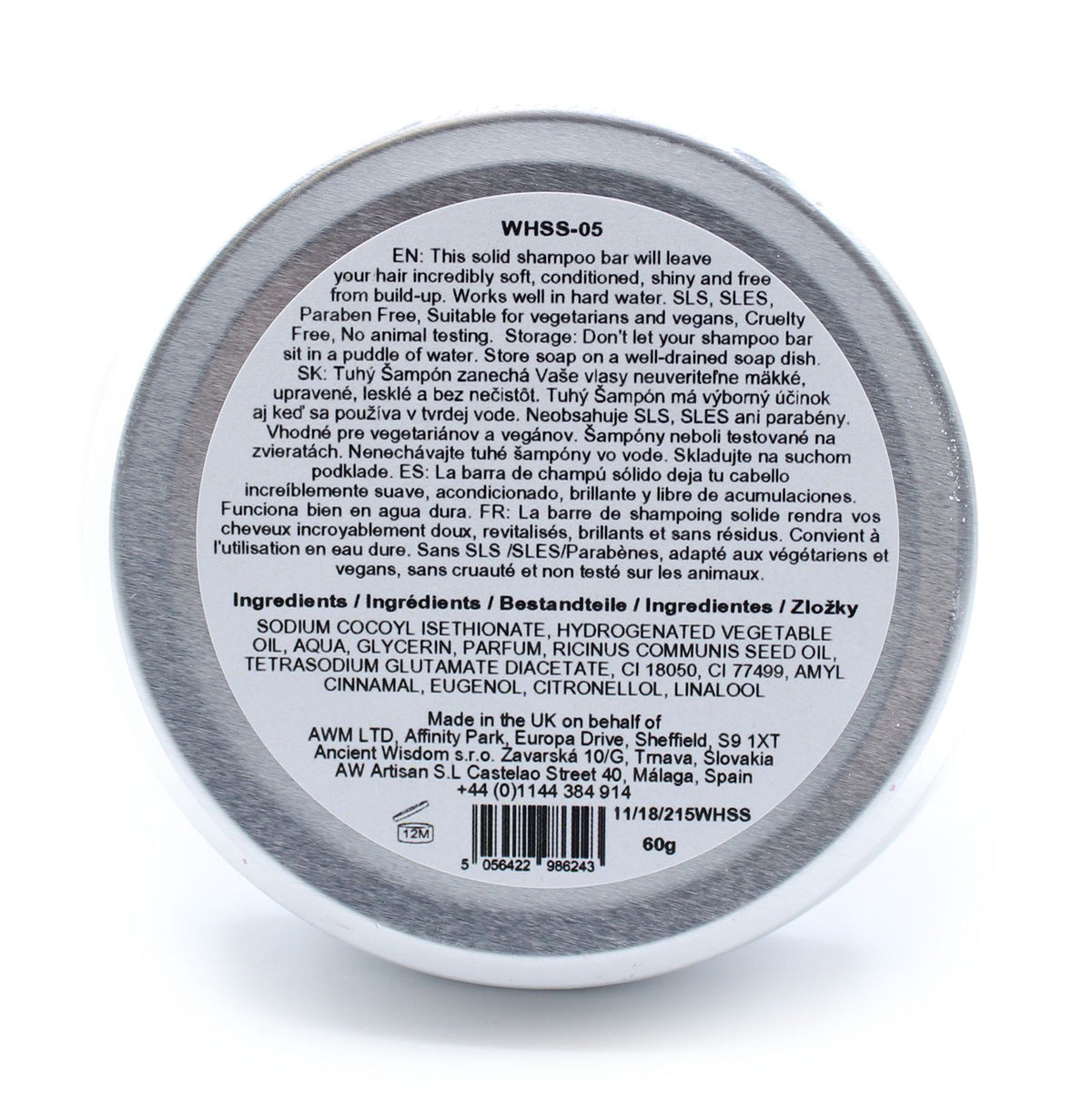 Wild Hare Cherry Bonbon Solid Shampoo – 60g