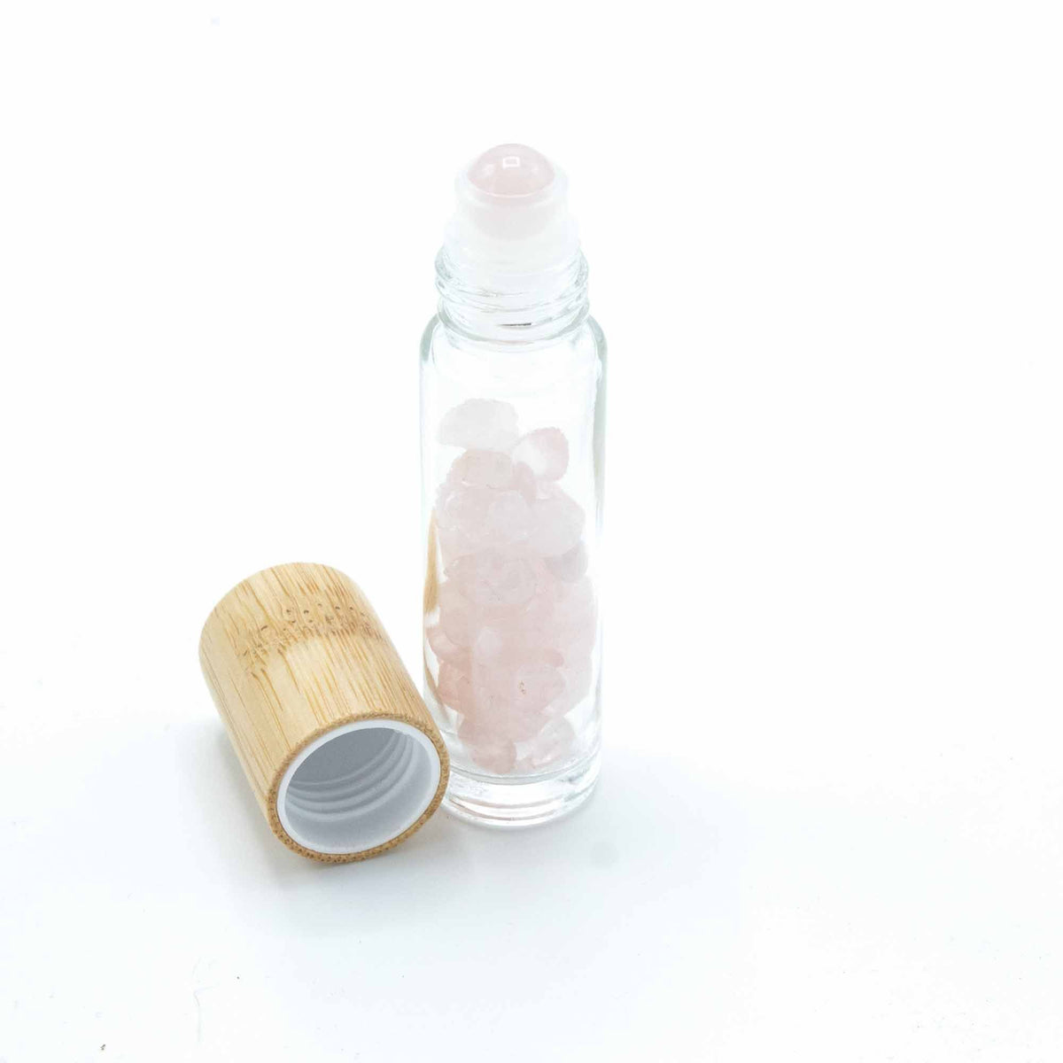 Rose Quartz Gemstone Roller Bottle – 5ml