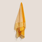 Sunny Yellow Cotton Pareo Towel – 100 × 180cm