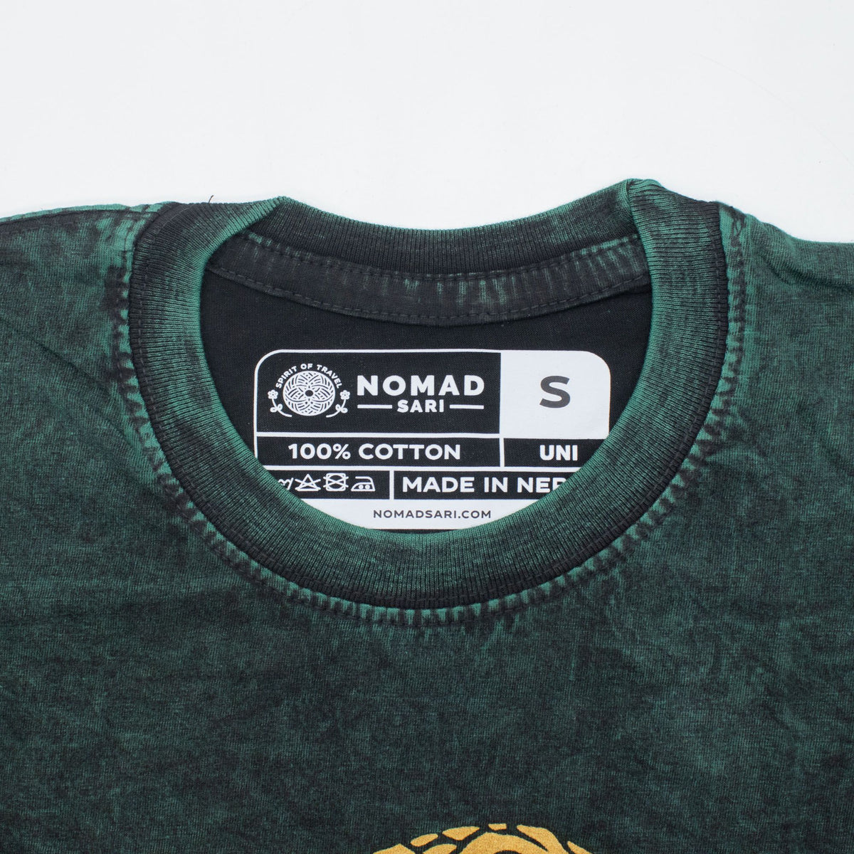 Tree of Life Green Cotton T-Shirt – Small