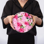 Pink Baby Blessings Soap Flower Gift Box