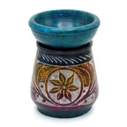 Flower Soapstone Oil Burner – 8cm