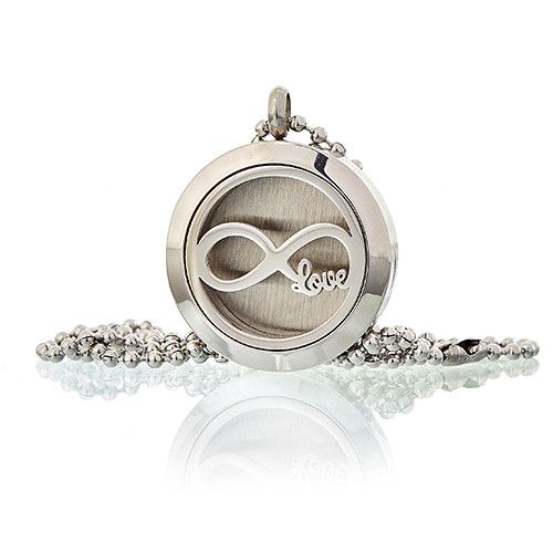 Infinity Love Aromatherapy Necklace – 25mm