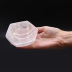 Selenite Hexagonal Bowl – 10cm