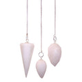 Snow Quartz Gemstone Pendulum