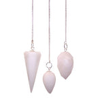 Snow Quartz Gemstone Pendulum