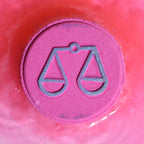 Libra Zodiac Bath Fizzers with Horoscope