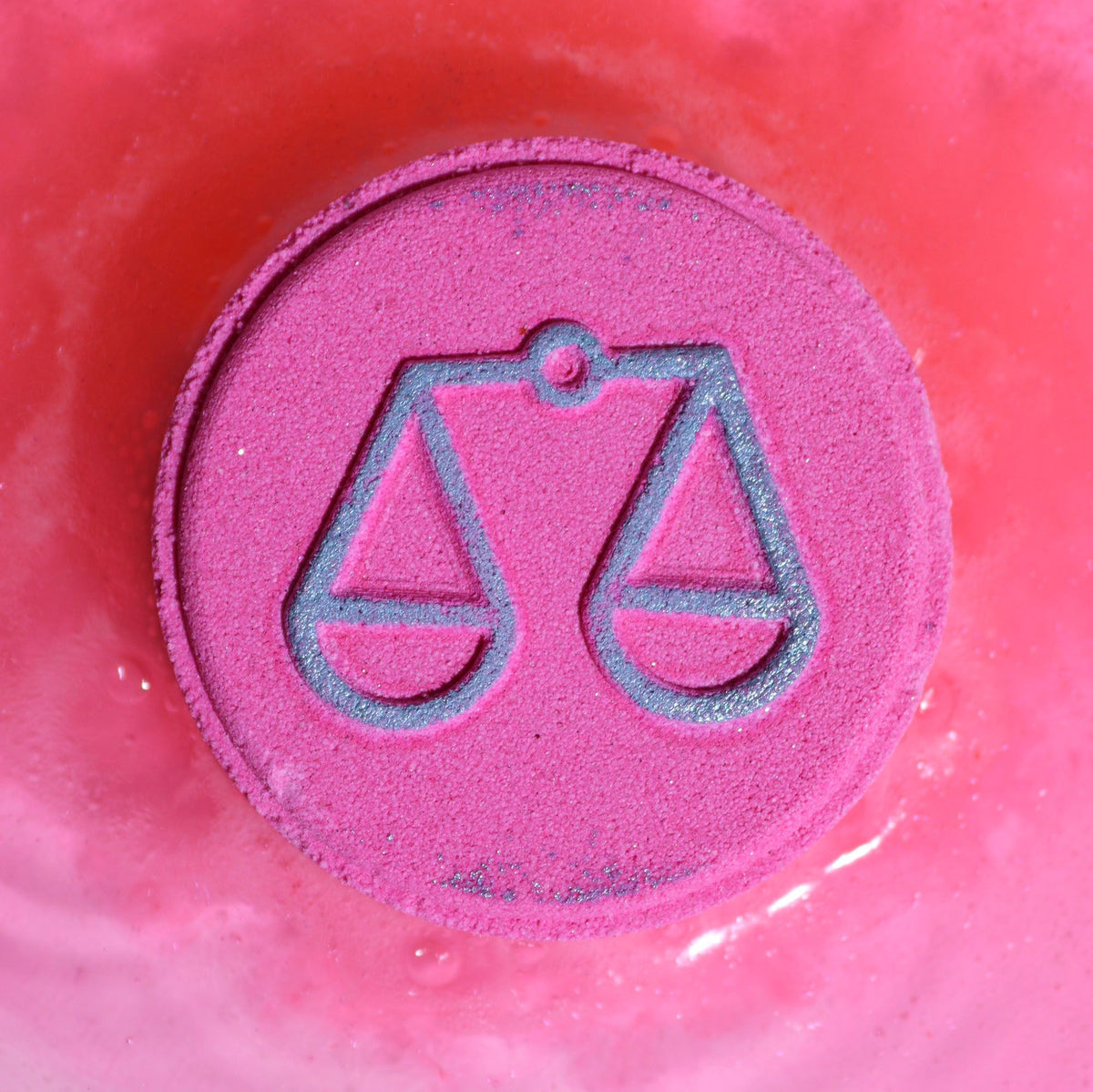 Libra Zodiac Bath Fizzers with Horoscope