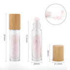 Rose Quartz Gemstone Roller Bottle – 5ml