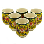 Long Life Oriental Design Herbal Tea Cups
