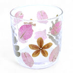 Primavera Floral Glass Candle Holder – 8 × 8cm