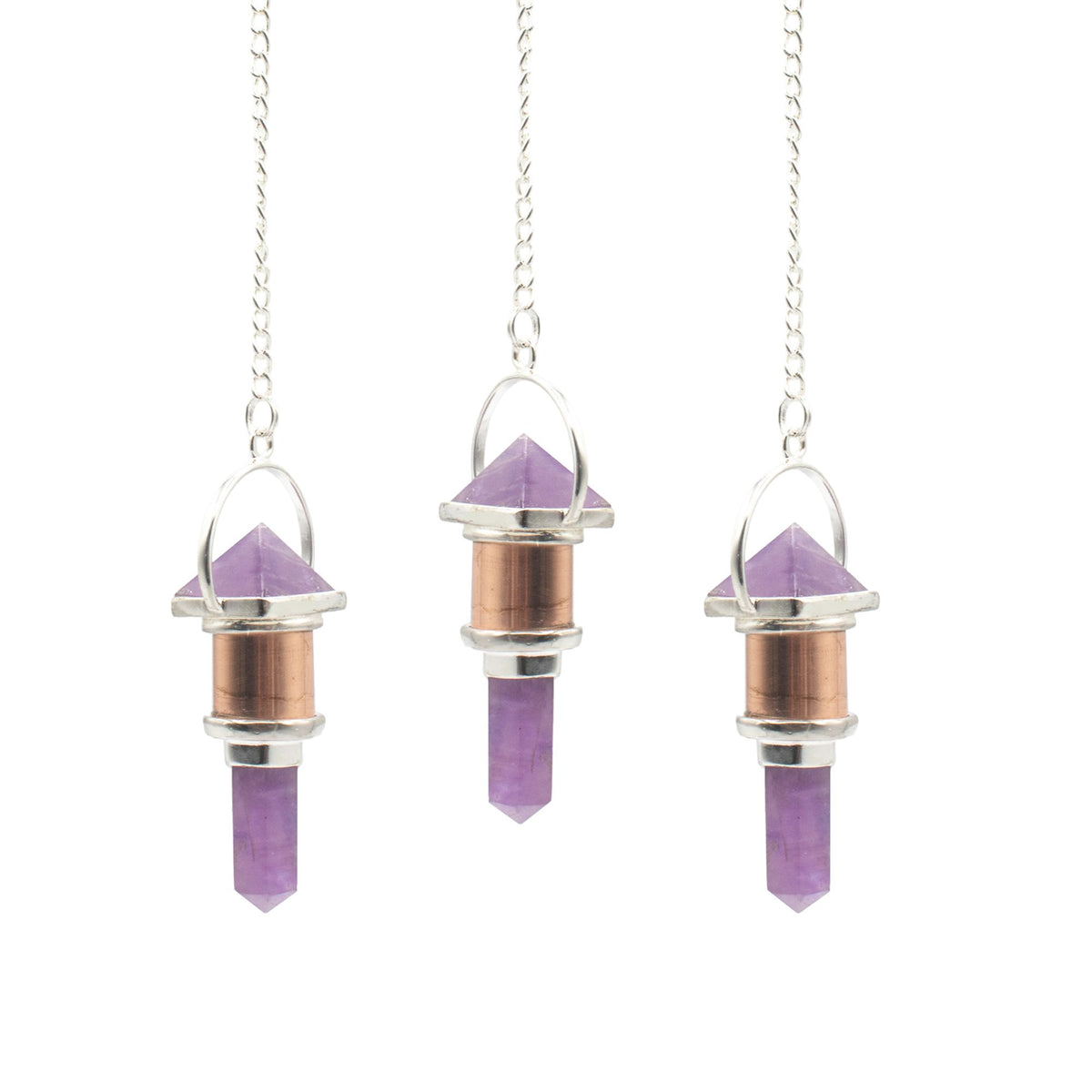 Amethyst Copper Pendulum – The Violet Engine