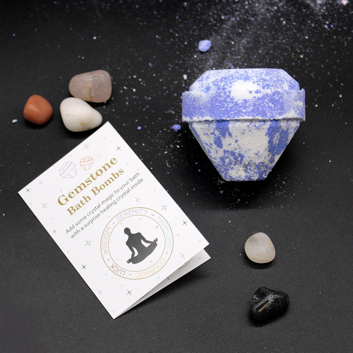 Raspberry Pomegranate Gemstone Bath Bomb