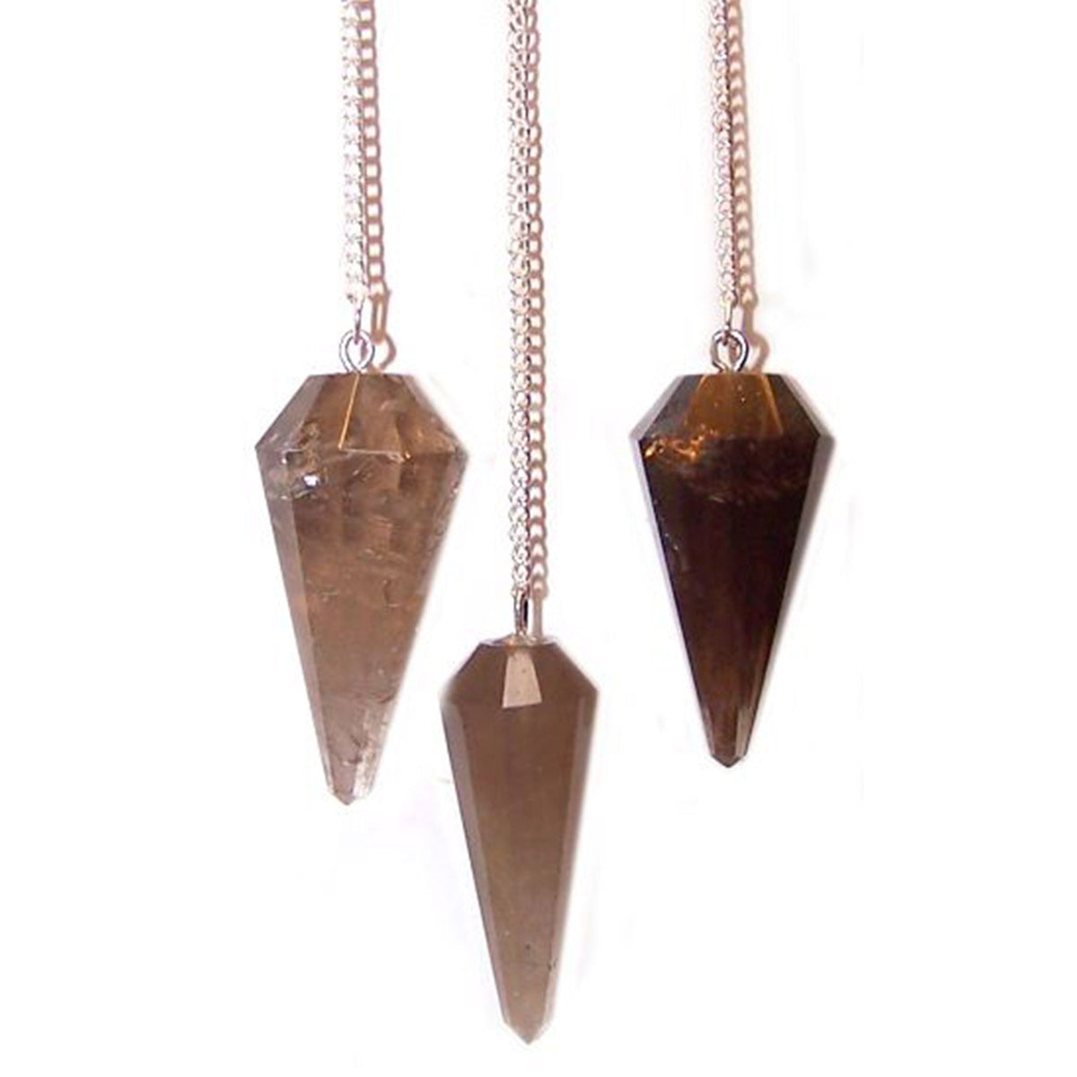 Smoky Quartz Gemstone Pendulum