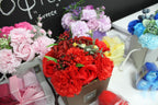 Pink Rose and Carnation Soap Flower Bouquet