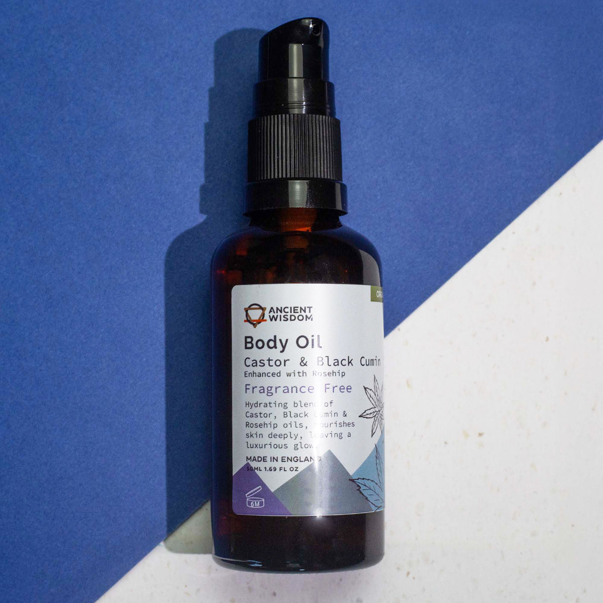 Unfragranced Organic Rosehip Body Oil – 50ml