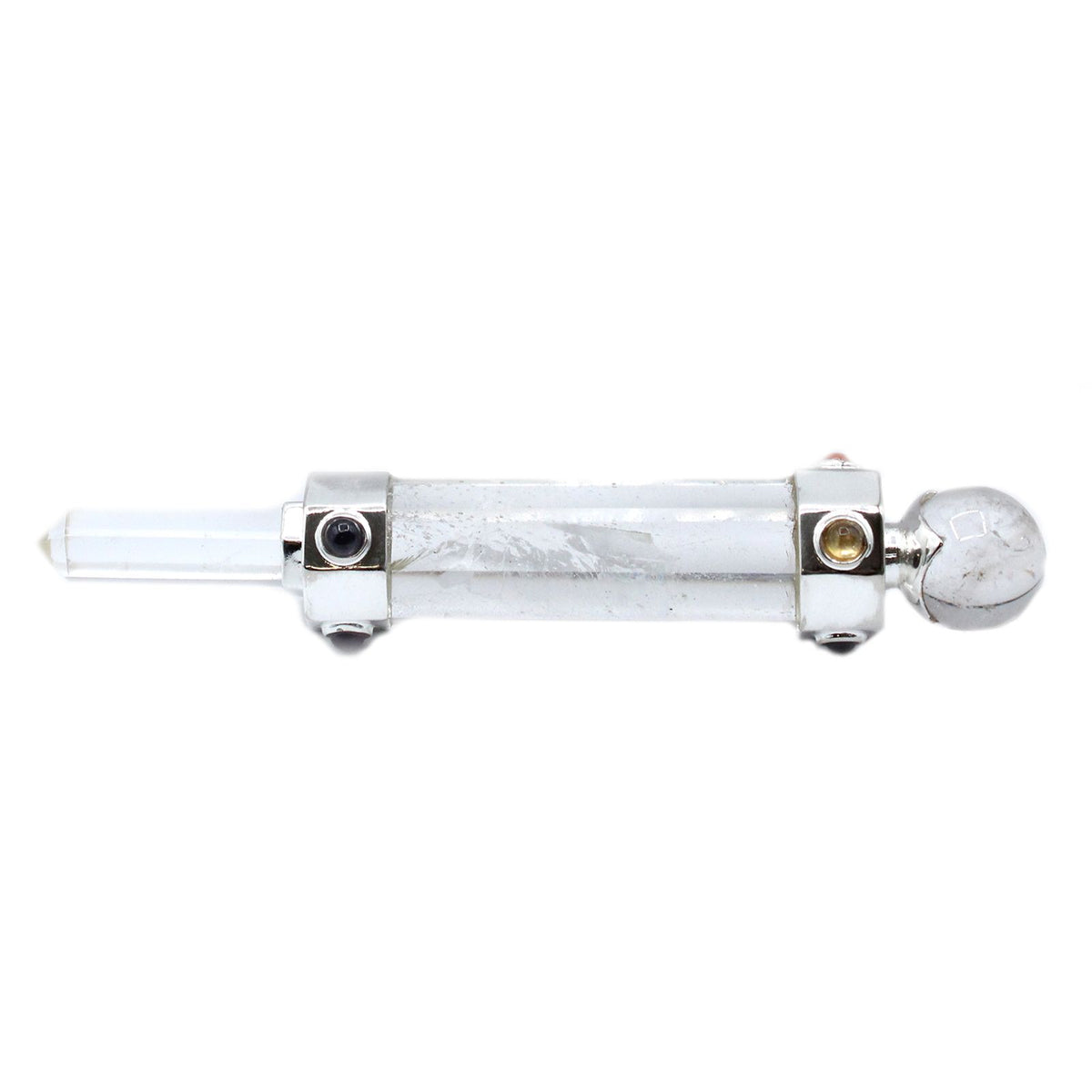 Rock Quartz Hexagonal Crystal Wand – 12cm