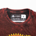 Dragon Mandala Maroon Cotton T-Shirt – Medium