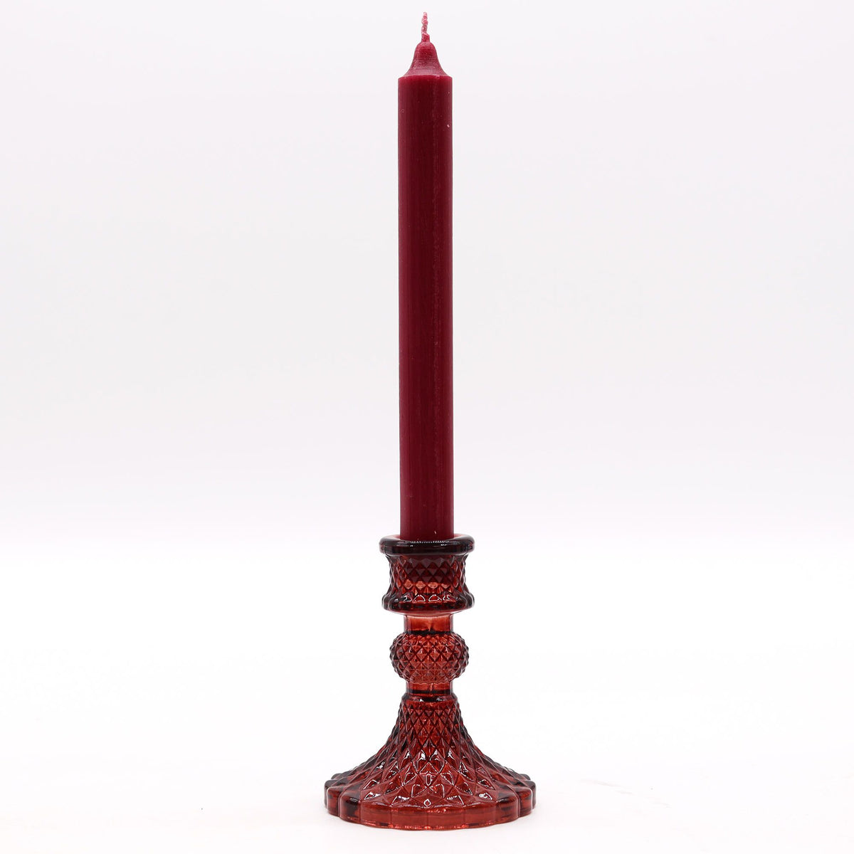 Vampire Red Glass Candle Holders – Set of 2