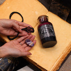 Amethyst Crystal Bath Spell Potion with Amulet
