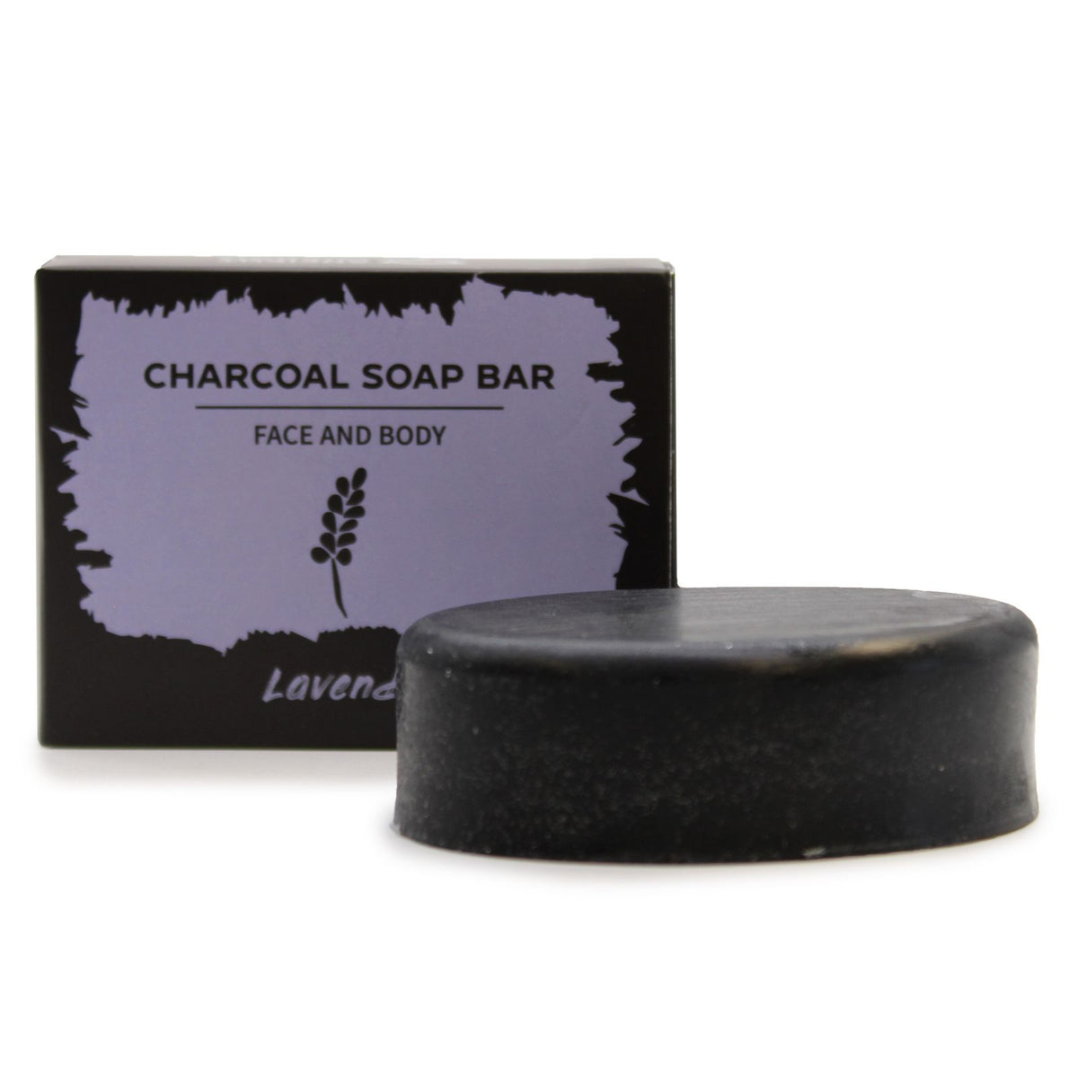 Lavender Charcoal Soap Bar – 85g