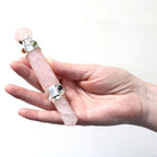 Rock Quartz Hexagonal Crystal Wand – 12cm