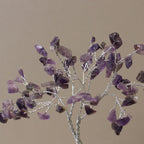 Amethyst Gemstone Tree with Orgonite Base – 80 Stones