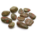 Unakite Tumble Stones – 12 Medium Pieces