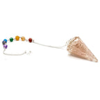 Rose Quartz Orgonite Chakra Pendulum