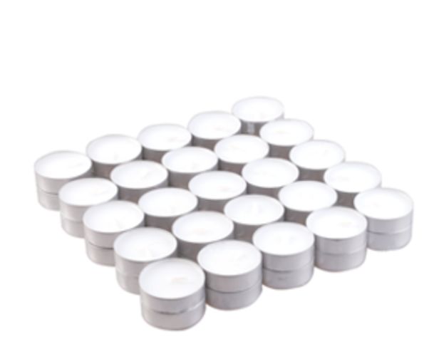 Unscented Tealight Candle – 4 Hour Burn